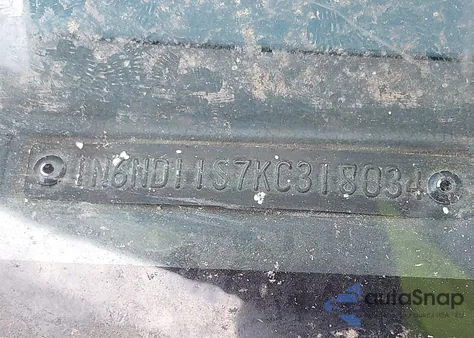 1989 Nissan D21 Short Bed из США, поврежденный, VIN 1N6ND11S7KC318034